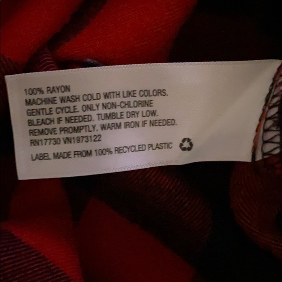 Universal Thread Plaid Tunic - Picture 5 of 6